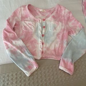 LSF crop terry jacket